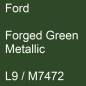 Preview: Ford, Forged Green Metallic, L9 / M7472.